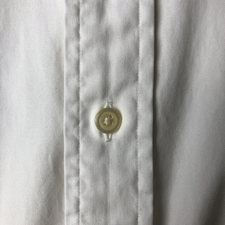 Ralph Lauren Classic Fit long sleeve button down shirt, men's size M cotton white type Vintage Second Hand