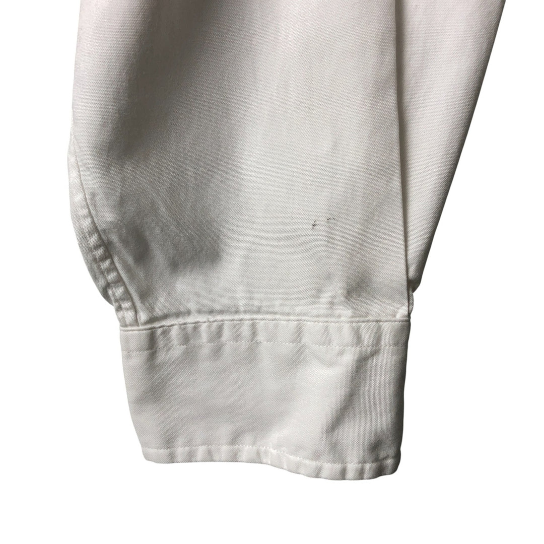 Ralph Lauren Classic Fit long sleeve button down shirt, men's size M cotton white type Vintage Second Hand