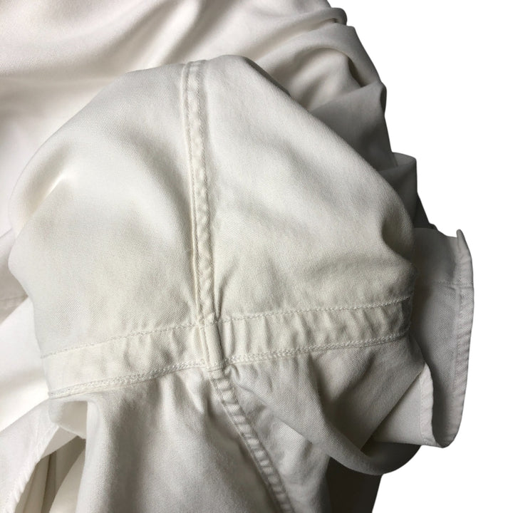 Ralph Lauren Classic Fit long sleeve button down shirt, men's size M cotton white type Vintage Second Hand