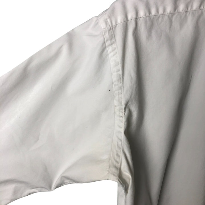 Ralph Lauren Classic Fit long sleeve button down shirt, men's size M cotton white type Vintage Second Hand