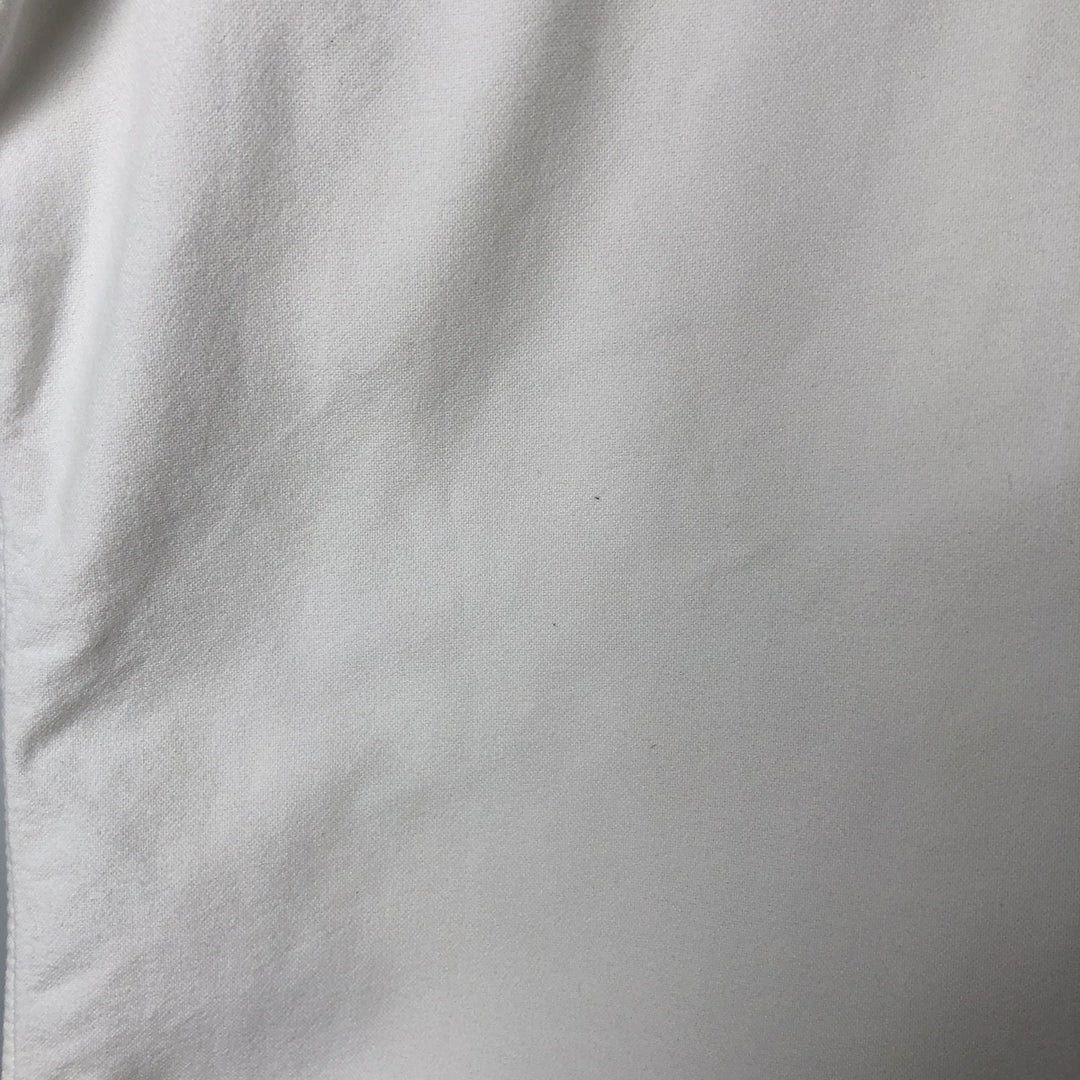 Ralph Lauren long sleeve button down shirt, men's size L cotton white type Vintage Second Hand