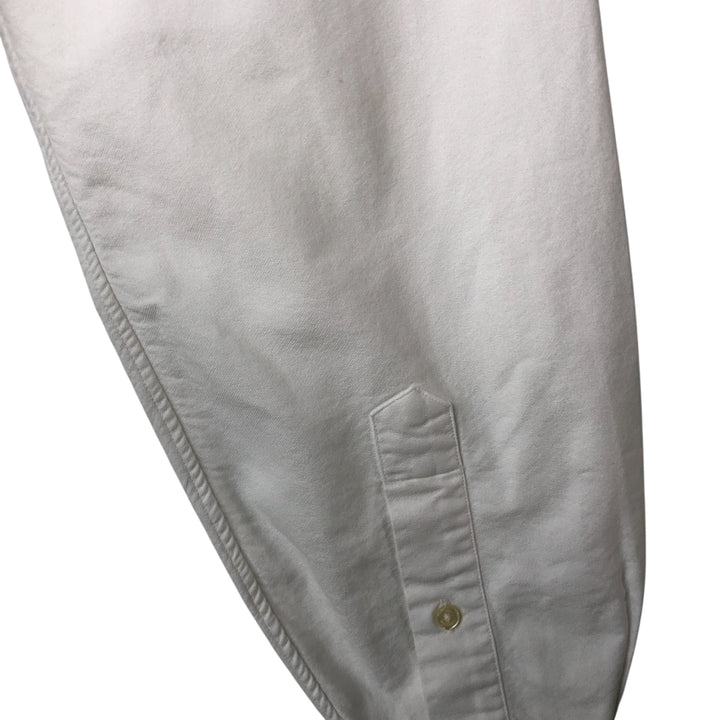 Ralph Lauren long sleeve button down shirt, men's size L cotton white type Vintage Second Hand