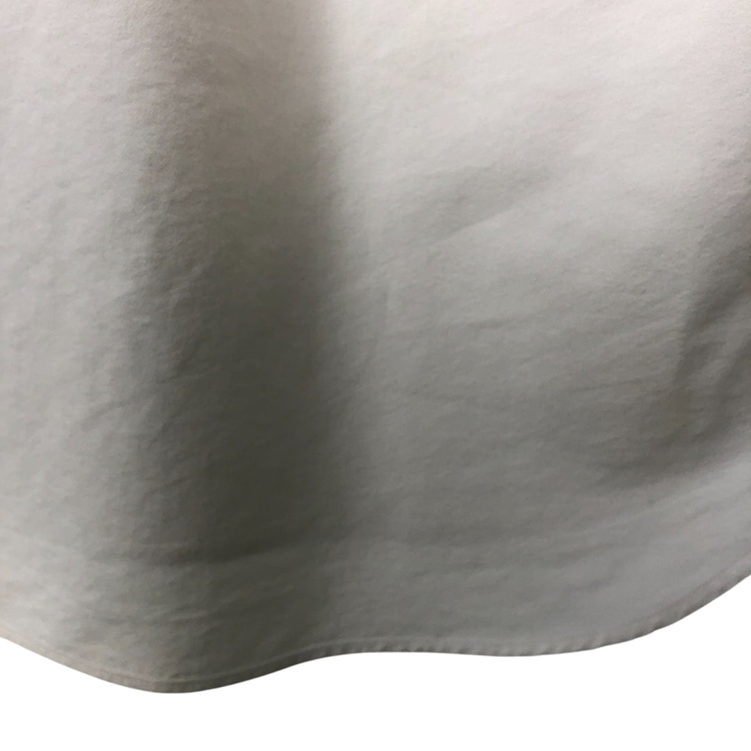 Ralph Lauren long sleeve button down shirt, men's size L cotton white type Vintage Second Hand