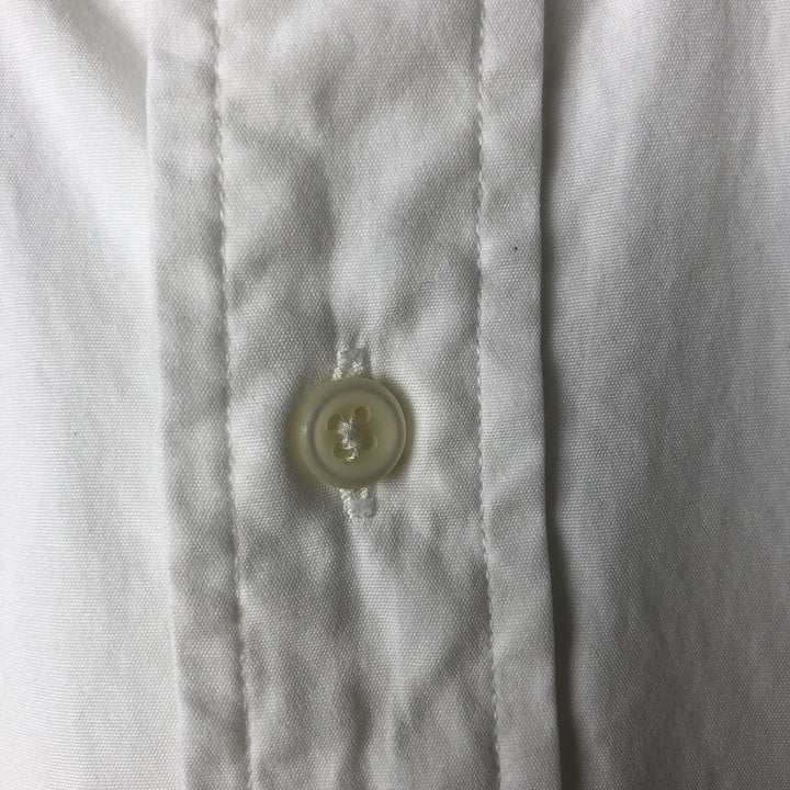 Ralph Lauren Classic Fit short sleeve button down shirt, men's size M cotton pale white type Vintage Second Hand