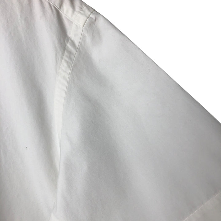 Ralph Lauren Classic Fit short sleeve button down shirt, men's size M cotton pale white type Vintage Second Hand