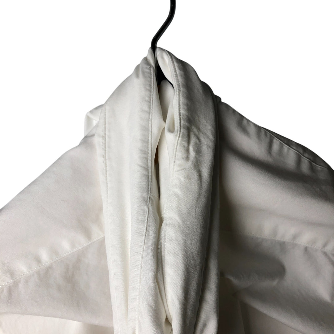 Ralph Lauren Classic Fit short sleeve button down shirt, men's size M cotton pale white type Vintage Second Hand