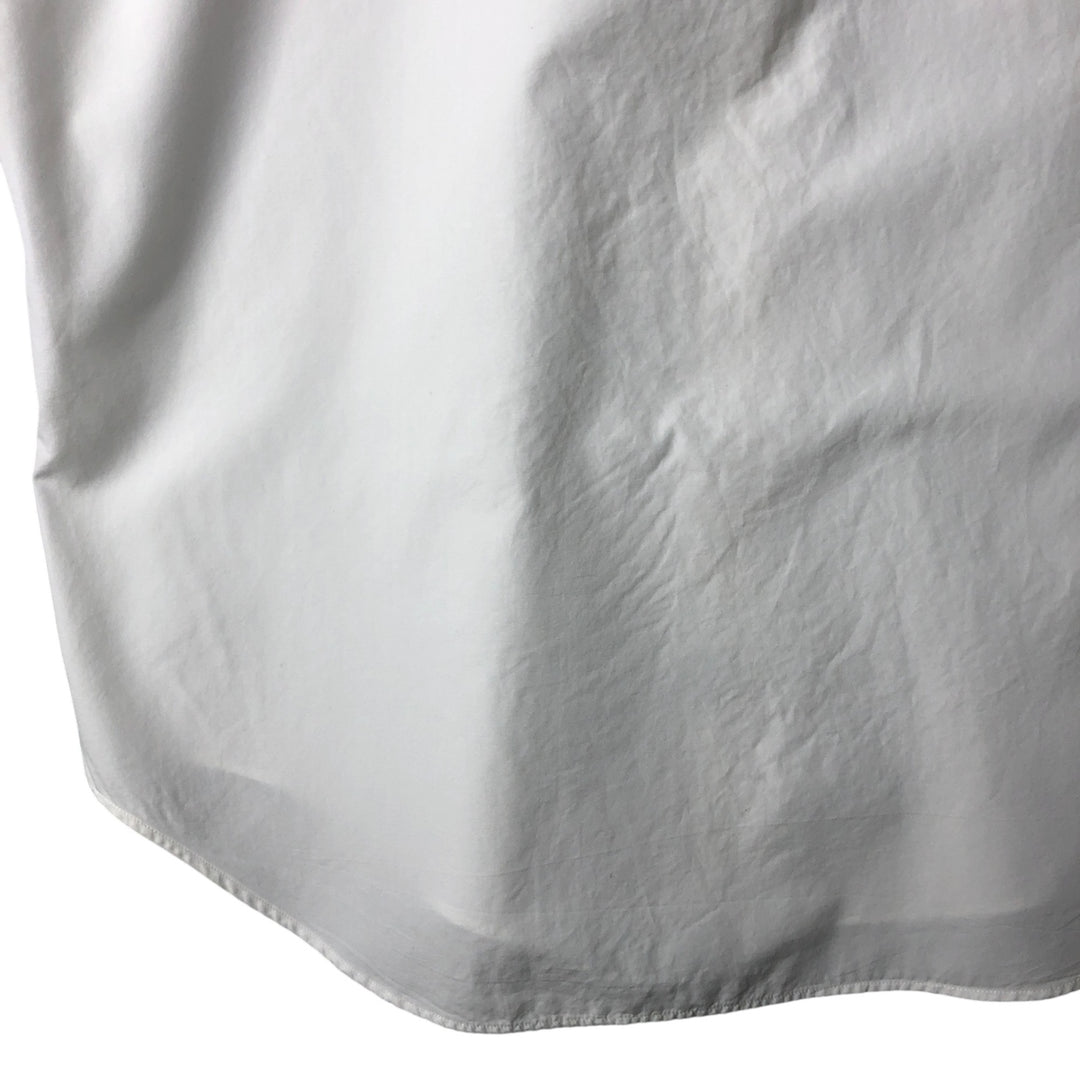 Ralph Lauren Classic Fit short sleeve button down shirt, men's size M cotton pale white type Vintage Second Hand