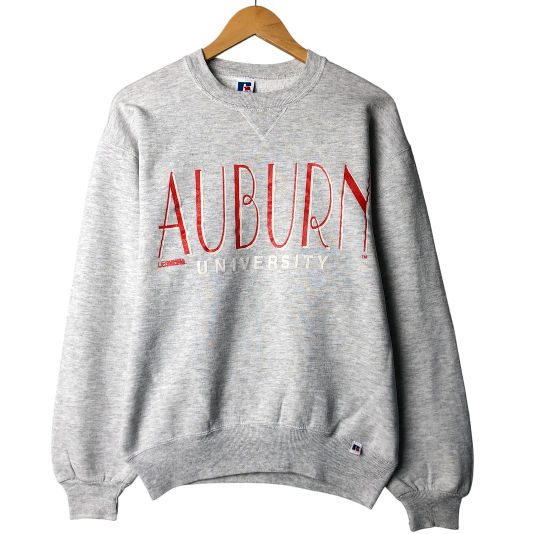 90'S Russell College Sweatshirt, Made in USA, Men's M, Vintage cotton gray type Vintage Second Hand