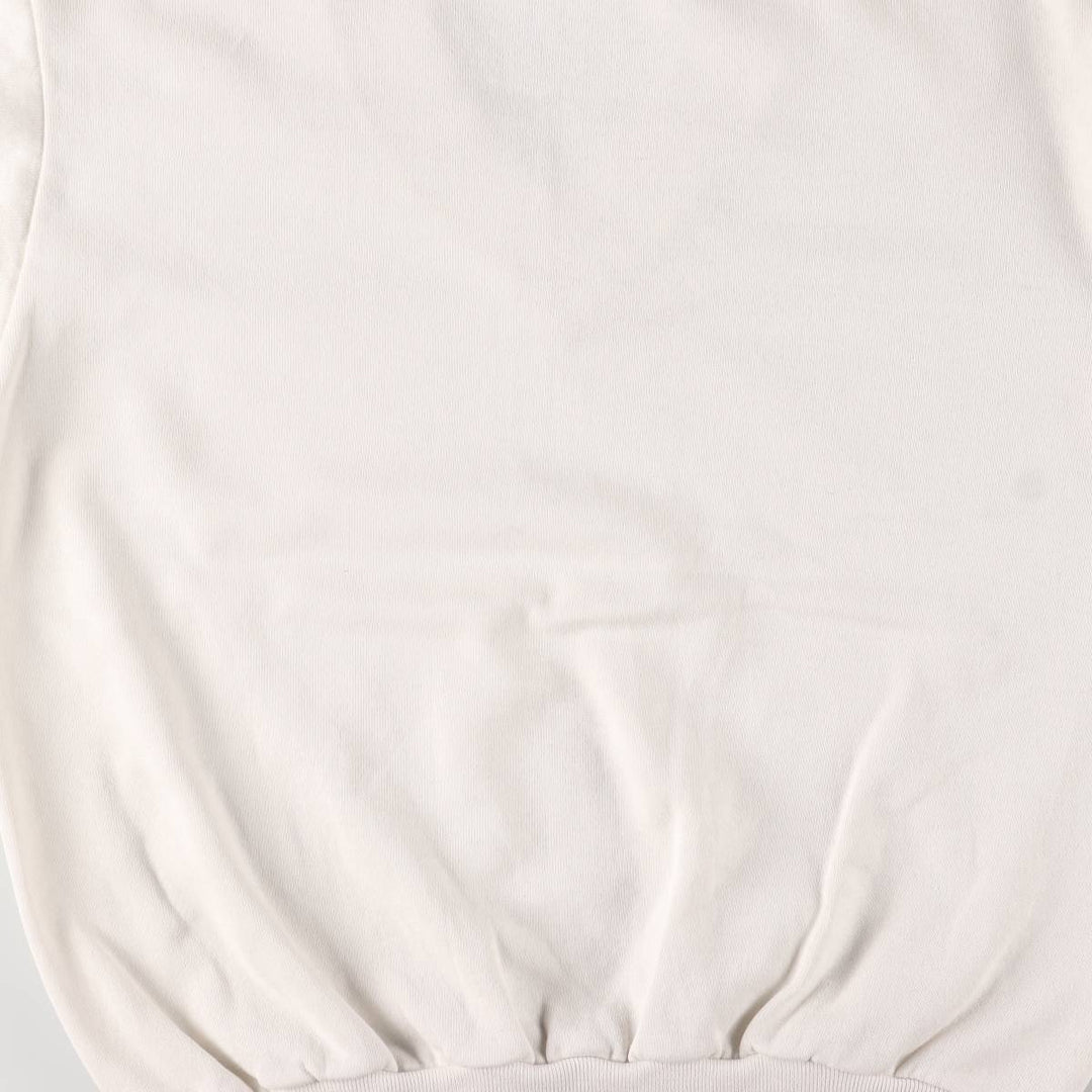 Vintage 80'S SIGNAL V-neck college sweatshirt, made in the USA, size L, men's polyester white type Vintage Second Hand