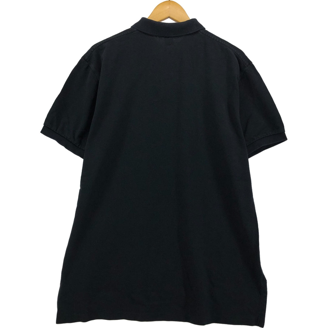 Ralph Lauren POLO by Ralph Lauren short sleeve polo shirt, men's size L cotton black type Vintage Second Hand
