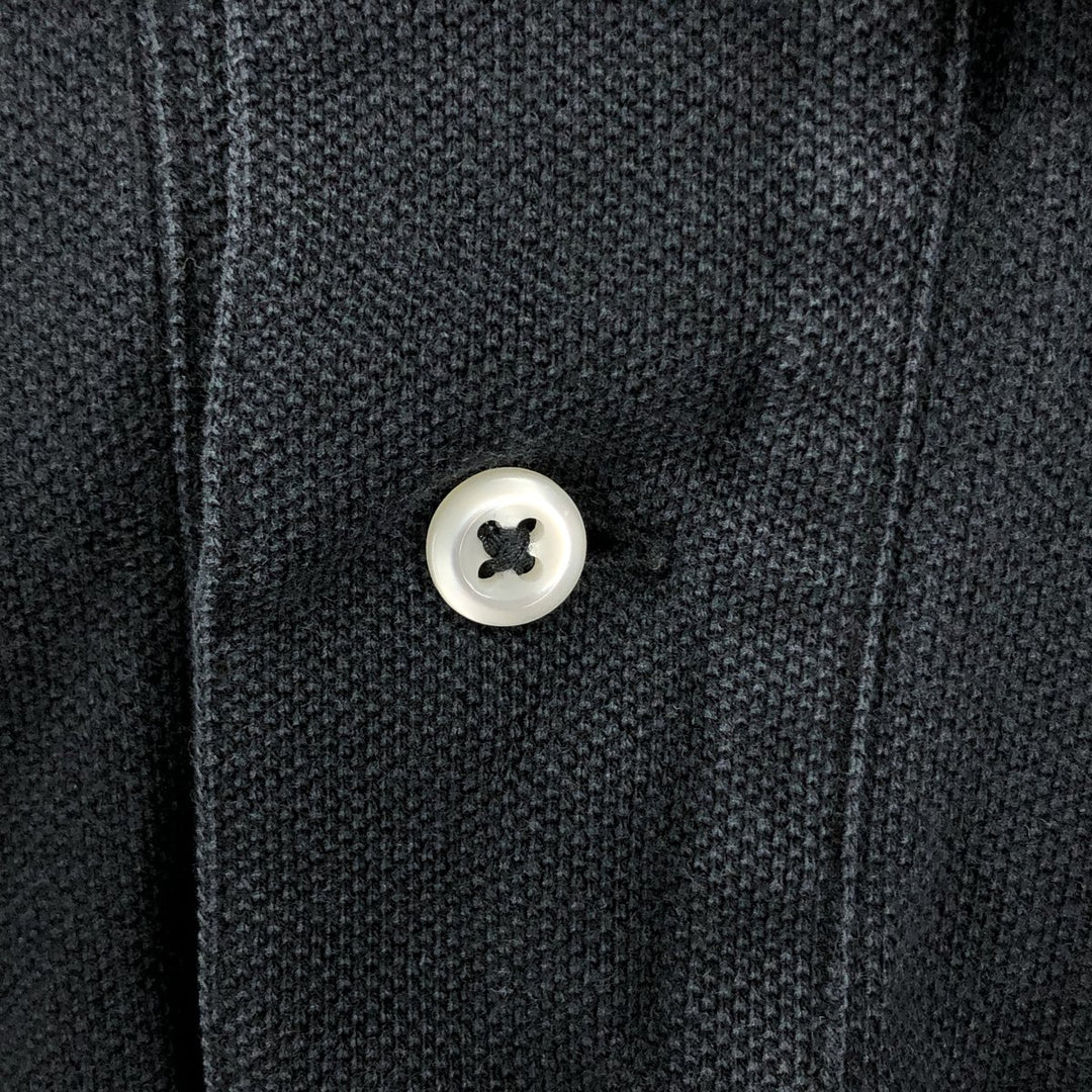 Ralph Lauren POLO by Ralph Lauren short sleeve polo shirt, men's size L cotton black type Vintage Second Hand