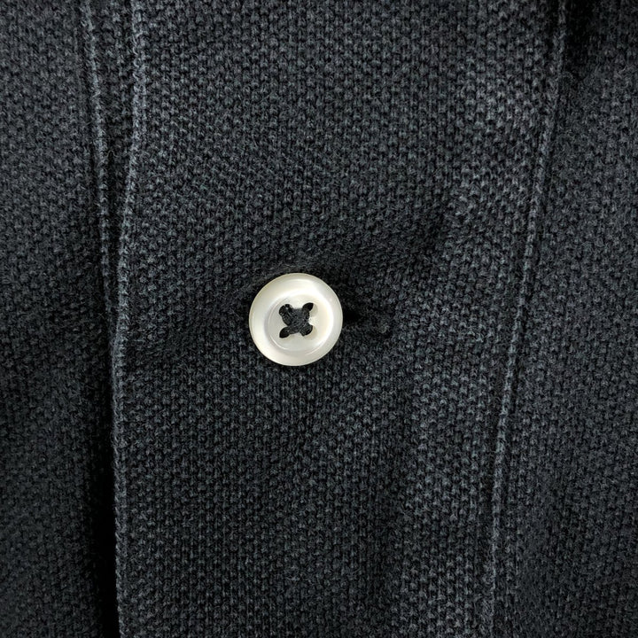 Ralph Lauren POLO by Ralph Lauren short sleeve polo shirt, men's size L cotton black type Vintage Second Hand