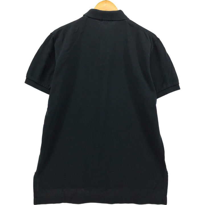 Ralph Lauren POLO by Ralph Lauren short sleeve polo shirt, men's size M cotton black type Vintage Second Hand
