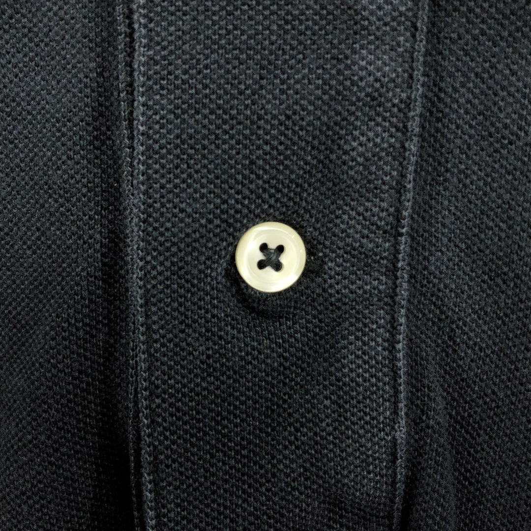 Ralph Lauren POLO by Ralph Lauren short sleeve polo shirt, men's size M cotton black type Vintage Second Hand