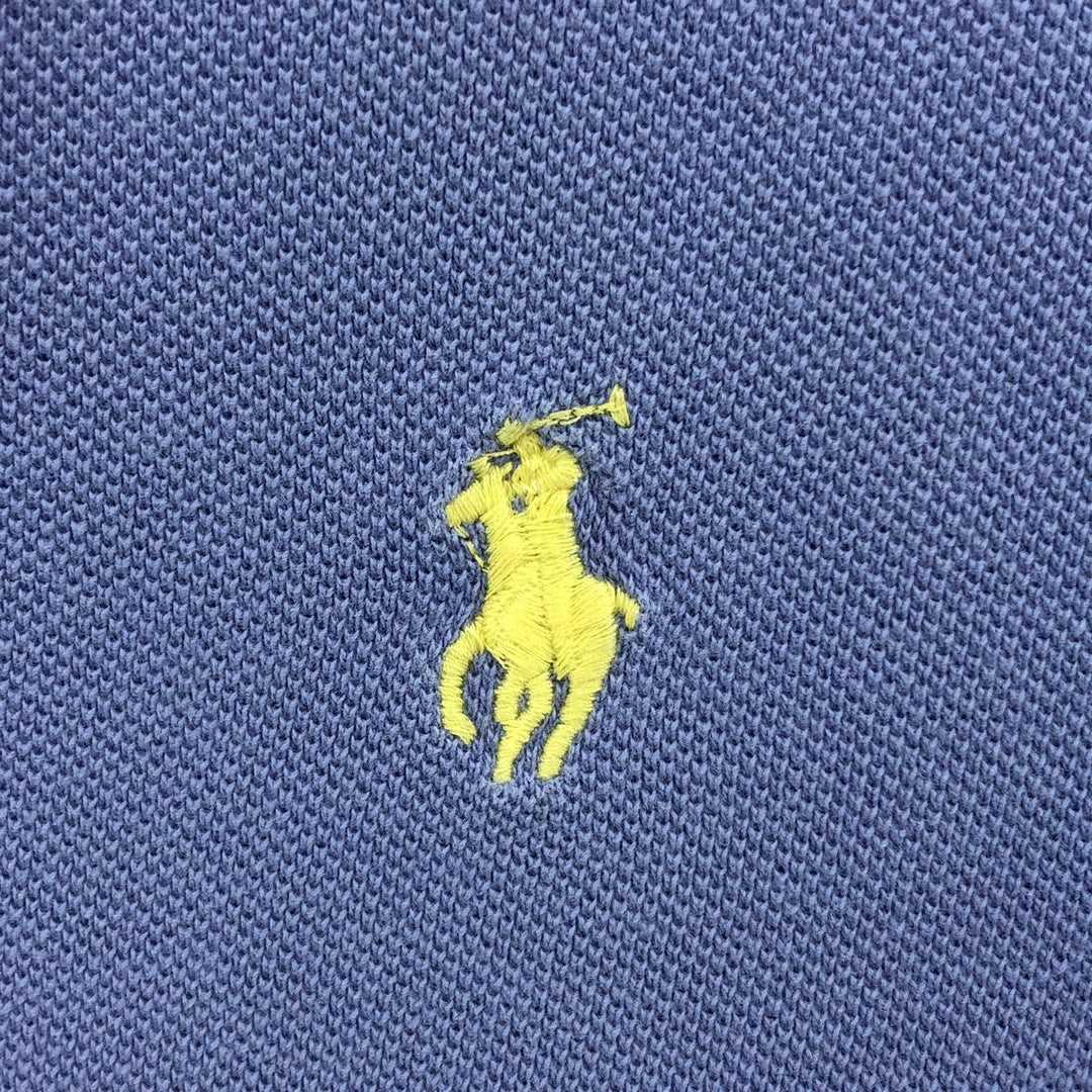 Ralph Lauren POLO by Ralph Lauren short sleeve polo shirt, men's size M cotton Blue type light blue Vintage Second Hand