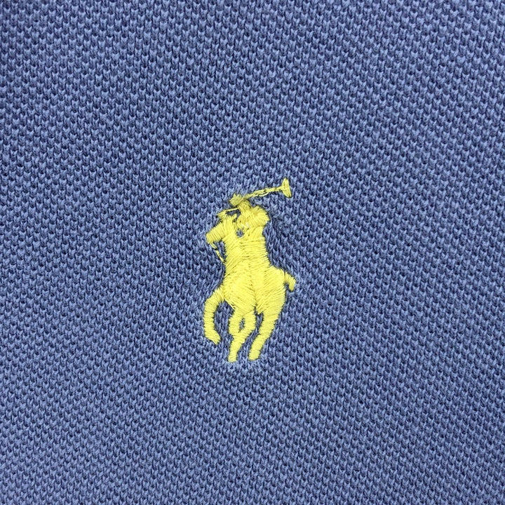 Ralph Lauren POLO by Ralph Lauren short sleeve polo shirt, men's size M cotton Blue type light blue Vintage Second Hand