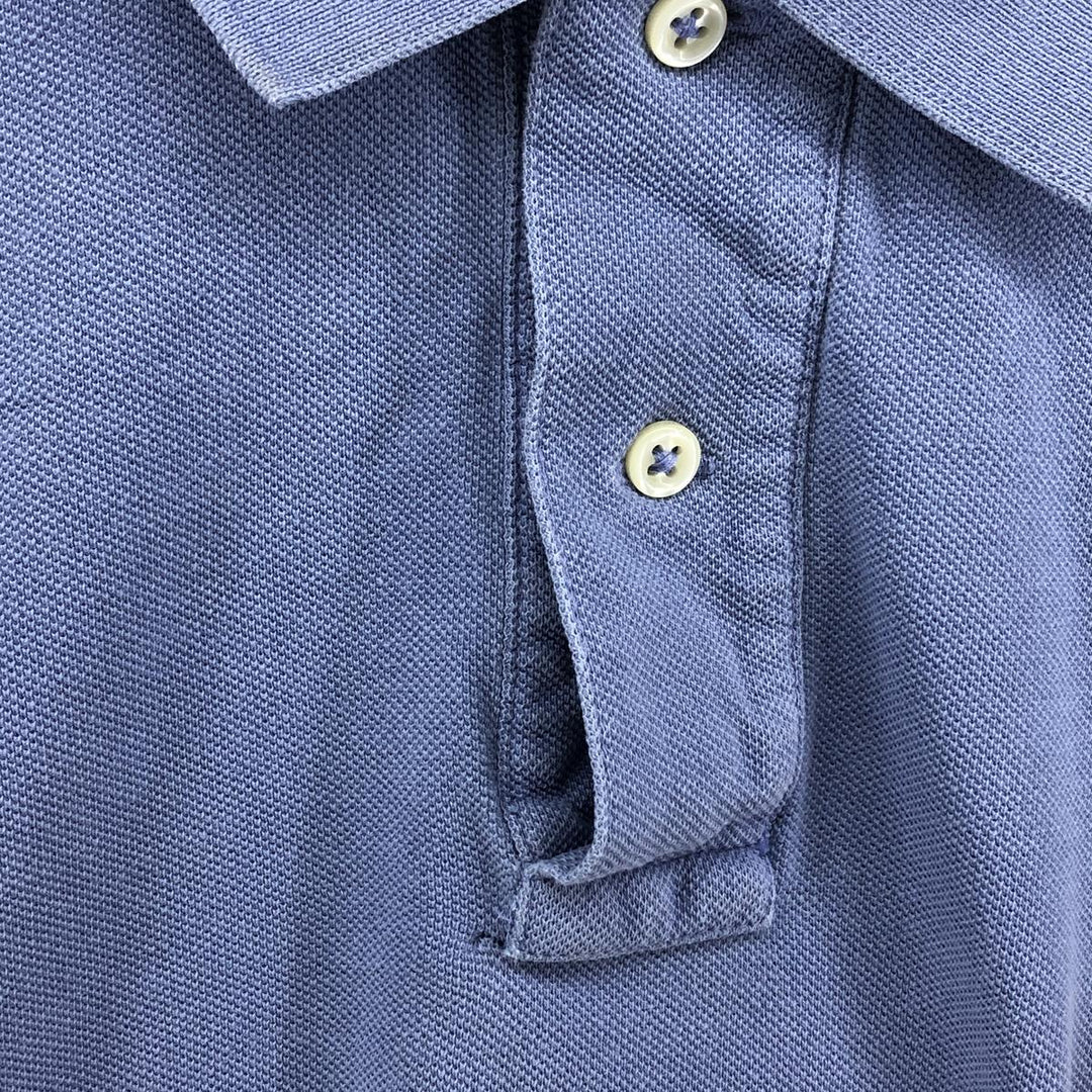Ralph Lauren POLO by Ralph Lauren short sleeve polo shirt, men's size M cotton Blue type light blue Vintage Second Hand