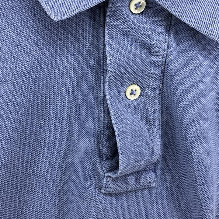 Ralph Lauren POLO by Ralph Lauren short sleeve polo shirt, men's size M cotton Blue type light blue Vintage Second Hand