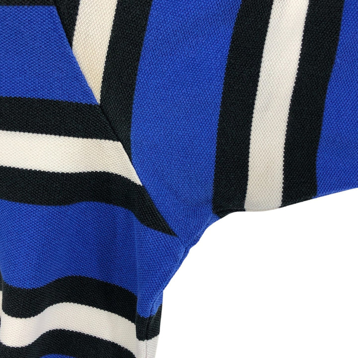 Ralph Lauren POLO GOLF Multi-border short sleeve striped polo shirt Men's XL size cotton blue type Vintage Second Hand