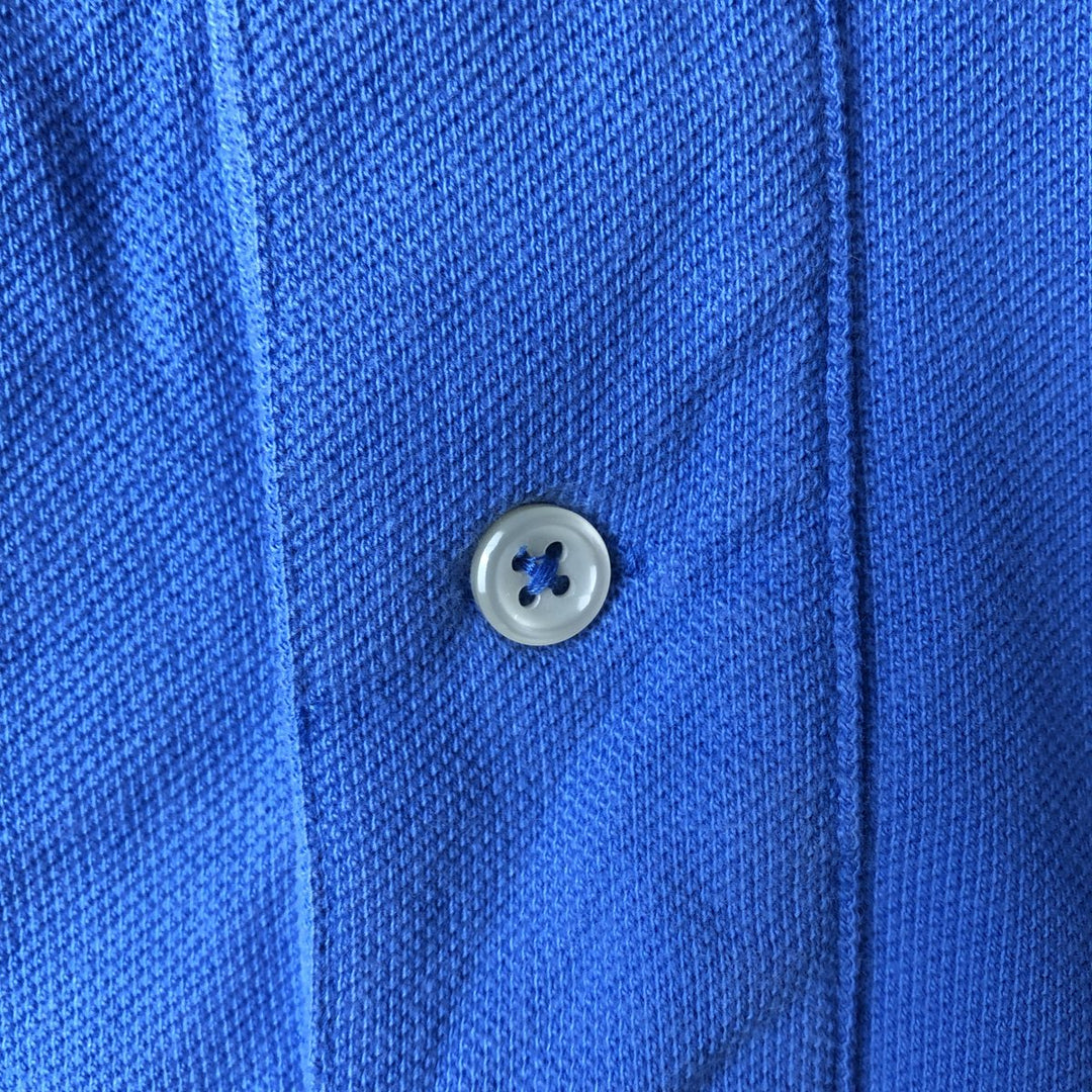 Ralph Lauren POLO by Ralph Lauren short sleeve polo shirt, men's size M cotton Blue type light blue Vintage Second Hand