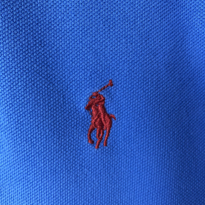 Ralph Lauren POLO by Ralph Lauren short sleeve polo shirt, men's size M cotton Blue type light blue Vintage Second Hand
