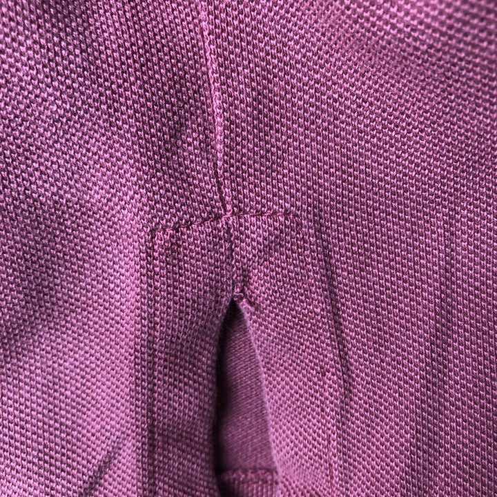 Ralph Lauren POLO by Ralph Lauren short sleeve polo shirt, men's size L cotton red type reddish brown Vintage Second Hand