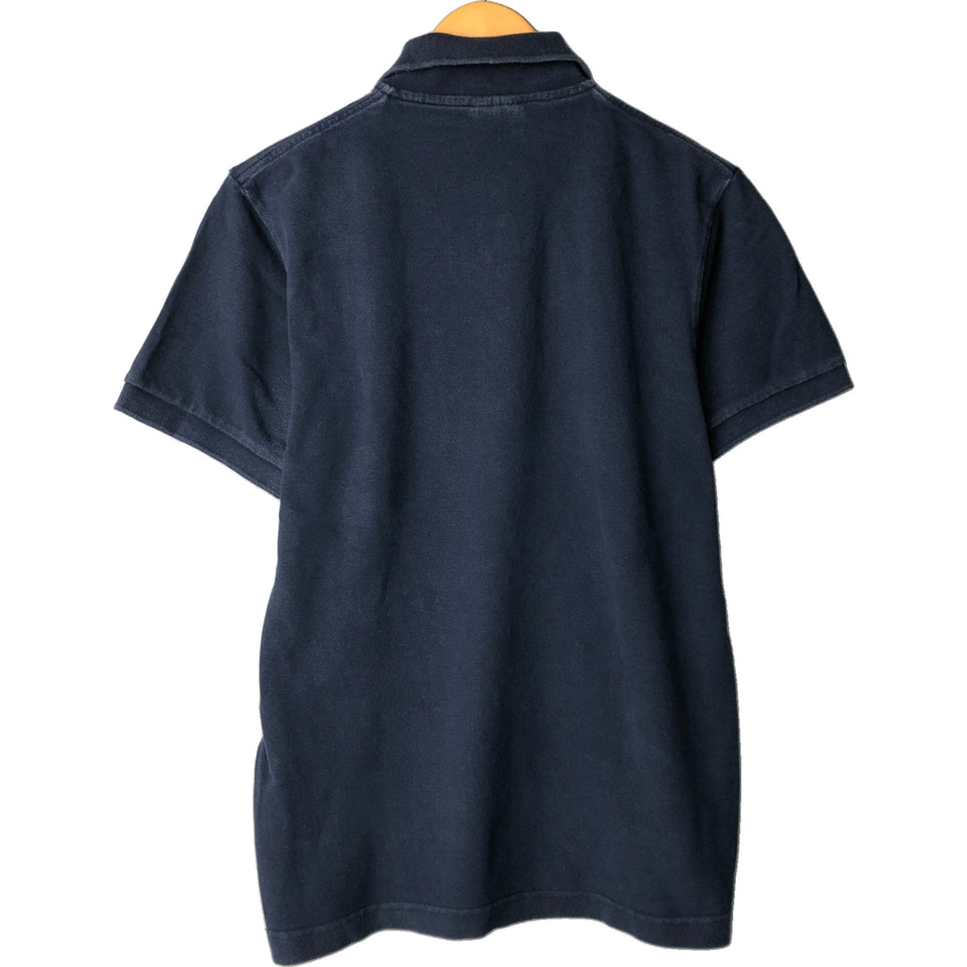 Lacoste LACOSTE French design short sleeve polo shirt size 6 men's XL equivalent cotton navy blue type Vintage Second Hand