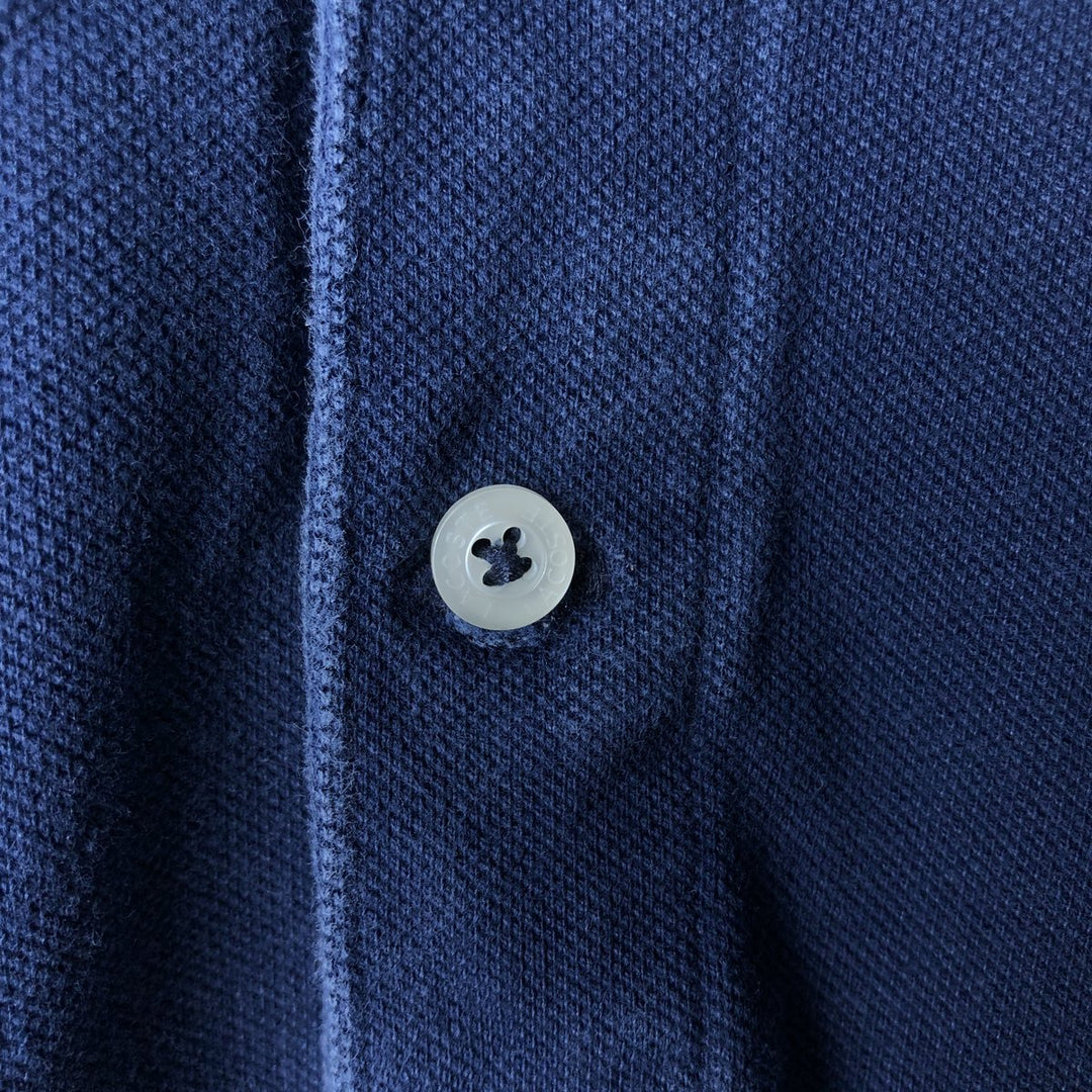Lacoste LACOSTE French design short sleeve polo shirt size 6 men's XL equivalent cotton navy blue type Vintage Second Hand