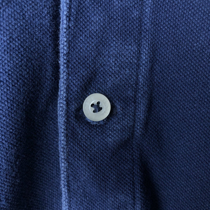 Lacoste LACOSTE French design short sleeve polo shirt size 6 men's XL equivalent cotton navy blue type Vintage Second Hand