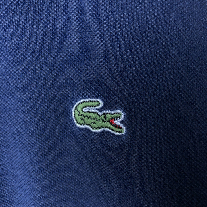 Lacoste LACOSTE French design short sleeve polo shirt size 6 men's XL equivalent cotton navy blue type Vintage Second Hand