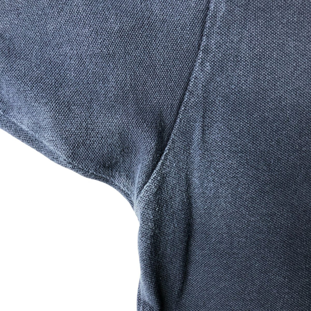 Lacoste LACOSTE French design short sleeve polo shirt size 6 men's XL equivalent cotton navy blue type Vintage Second Hand
