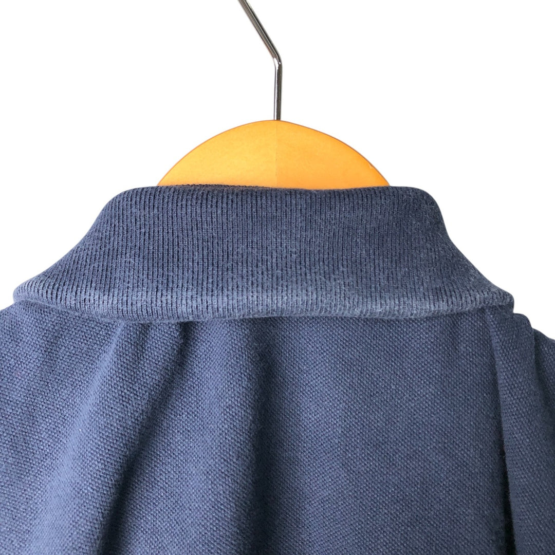 Lacoste LACOSTE French design short sleeve polo shirt size 6 men's XL equivalent cotton navy blue type Vintage Second Hand