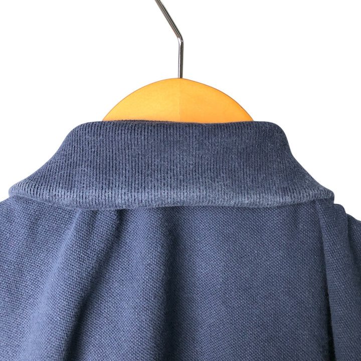 Lacoste LACOSTE French design short sleeve polo shirt size 6 men's XL equivalent cotton navy blue type Vintage Second Hand