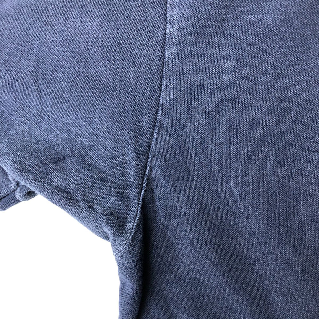 Lacoste LACOSTE French design short sleeve polo shirt size 6 men's XL equivalent cotton navy blue type Vintage Second Hand
