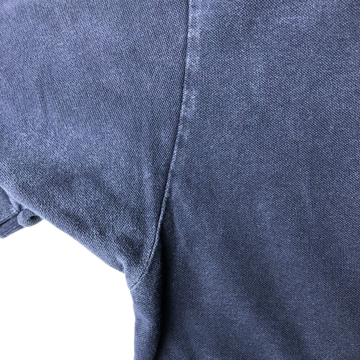 Lacoste LACOSTE French design short sleeve polo shirt size 6 men's XL equivalent cotton navy blue type Vintage Second Hand