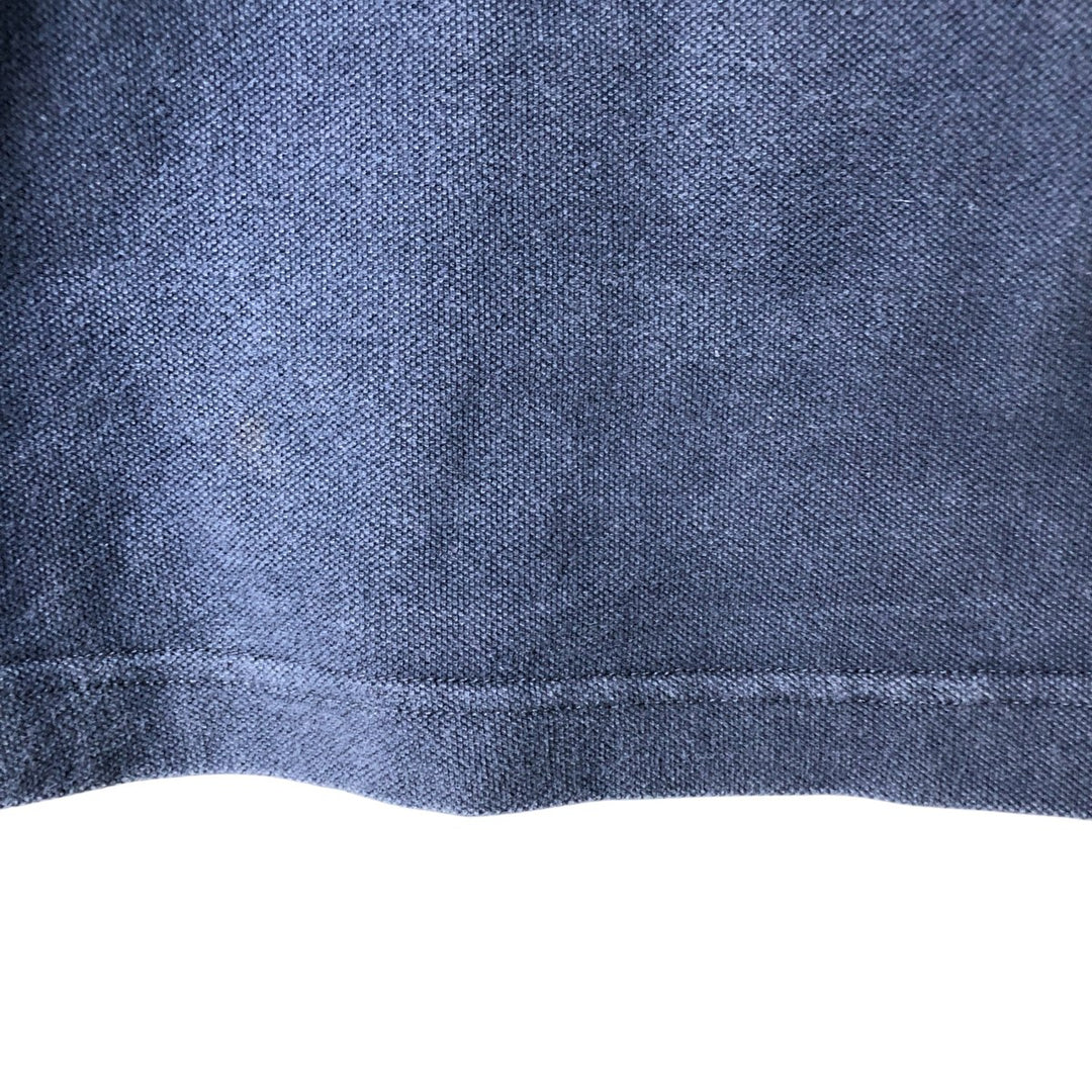 Lacoste LACOSTE French design short sleeve polo shirt size 6 men's XL equivalent cotton navy blue type Vintage Second Hand