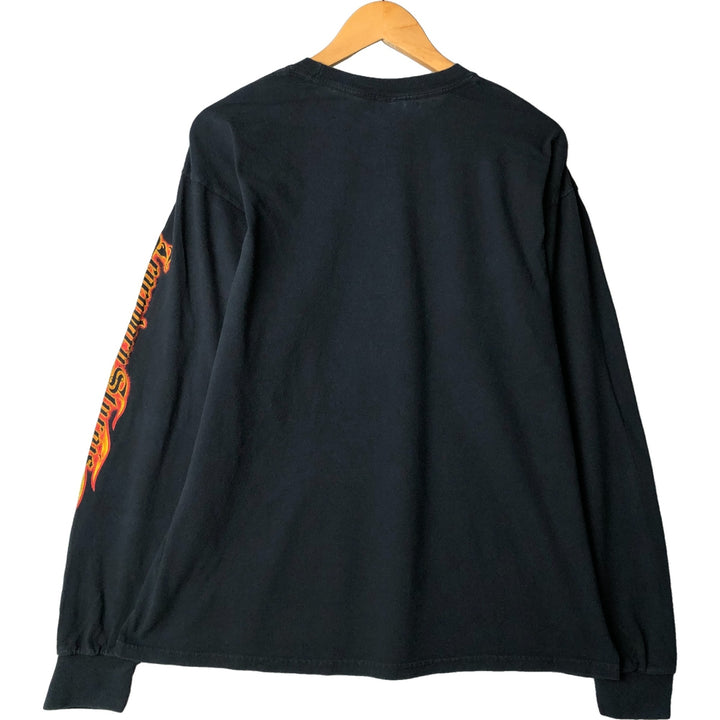 00'S Gildan Sturgis Long Sleeve T-Shirt, Men's XL cotton black type Vintage Second Hand