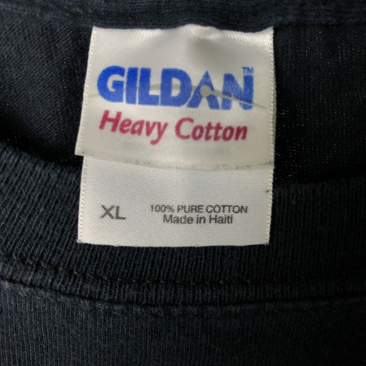 00'S Gildan Sturgis Long Sleeve T-Shirt, Men's XL cotton black type Vintage Second Hand
