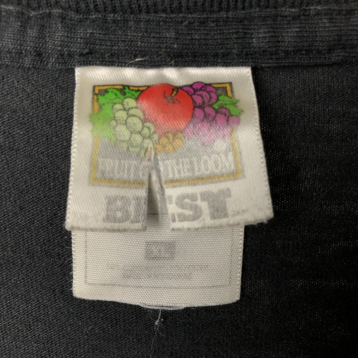 90'S Fruit of the Loom Hot Rod Long Sleeve T-Shirt, Men's XL, Vintage cotton black type Vintage Second Hand
