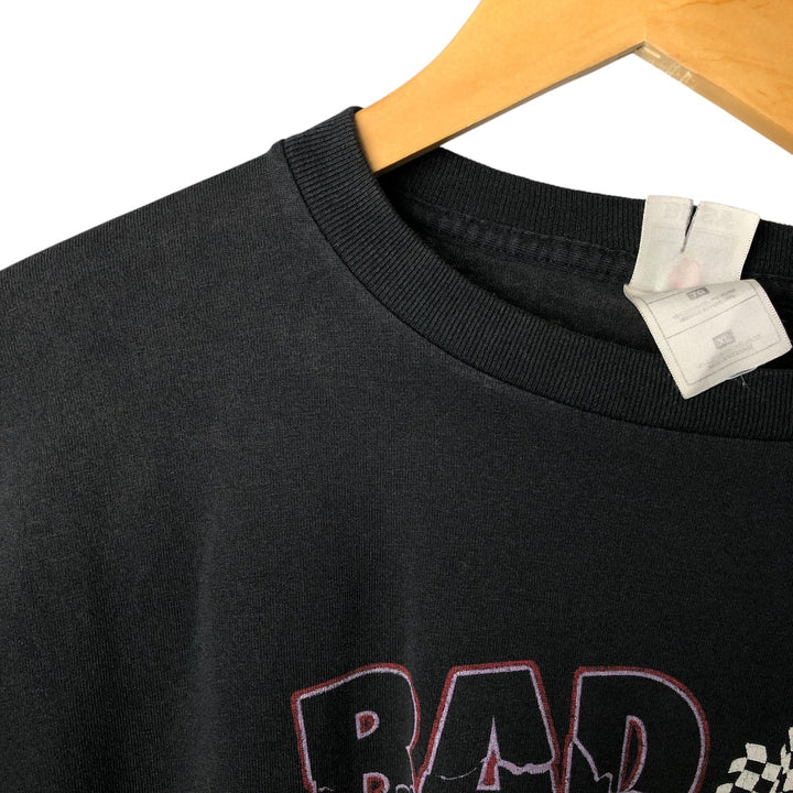 90'S Fruit of the Loom Hot Rod Long Sleeve T-Shirt, Men's XL, Vintage cotton black type Vintage Second Hand