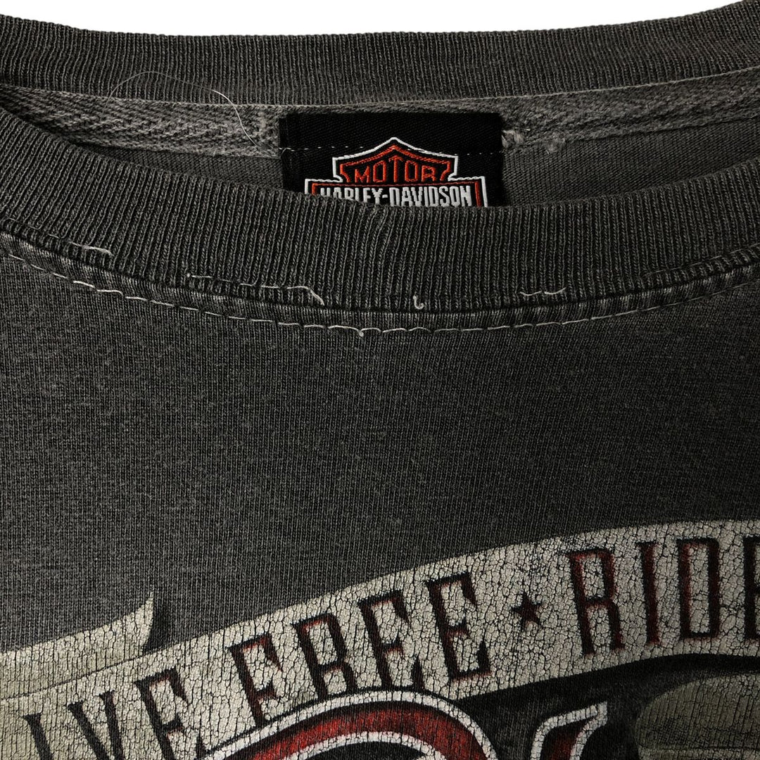 Harley-Davidson Motorcycle Bike T-shirt, Men's XXL cotton gray type Vintage Second Hand