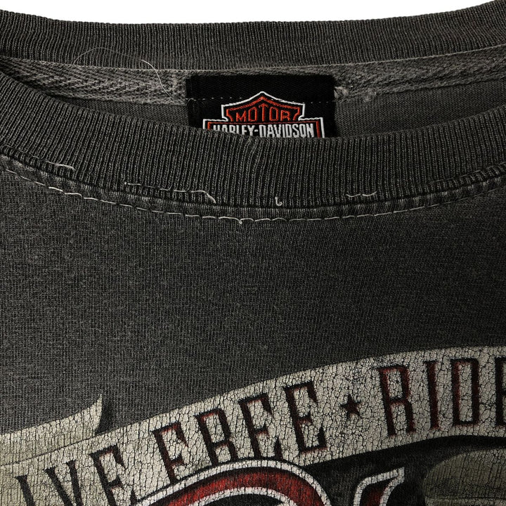 Harley-Davidson Motorcycle Bike T-shirt, Men's XXL cotton gray type Vintage Second Hand