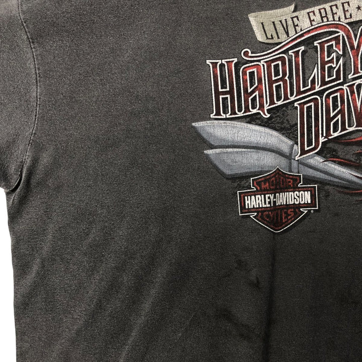 Harley-Davidson Motorcycle Bike T-shirt, Men's XXL cotton gray type Vintage Second Hand