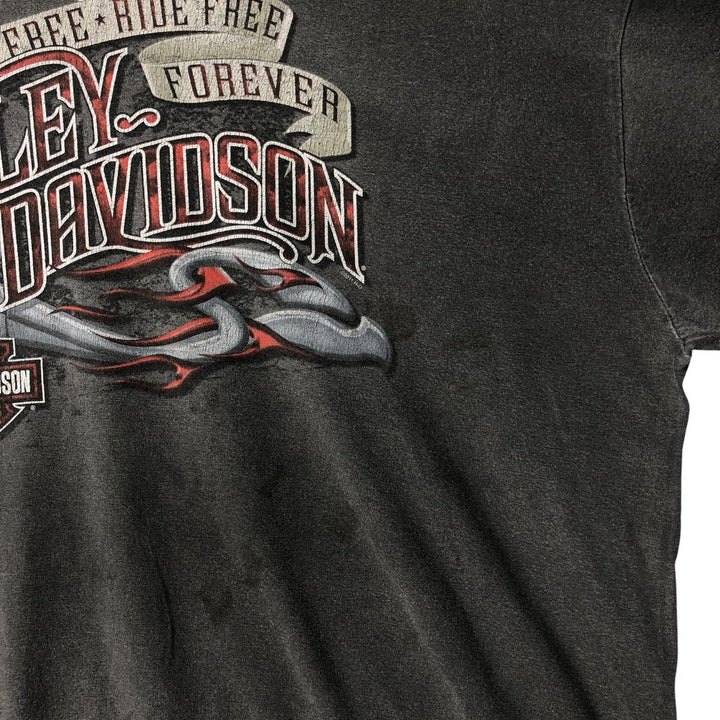 Harley-Davidson Motorcycle Bike T-shirt, Men's XXL cotton gray type Vintage Second Hand