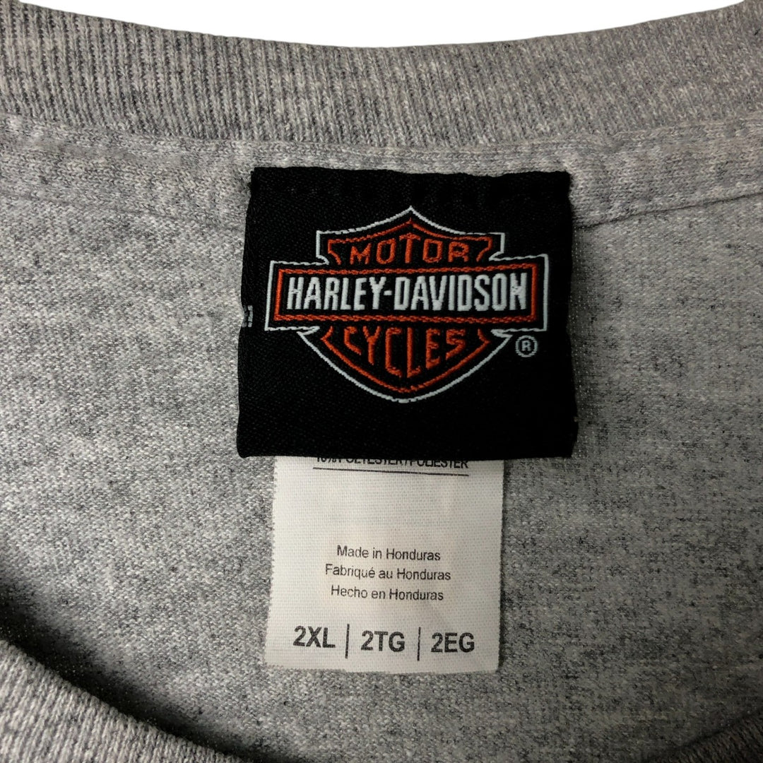 Harley-Davidson Motorcycle Bike T-shirt, Men's XXL cotton gray type Vintage Second Hand