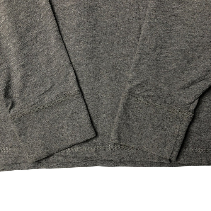 Harley-Davidson Henley Neck Motorcycle Bike T-Shirt, Men's Size L unclear gray type Vintage Second Hand