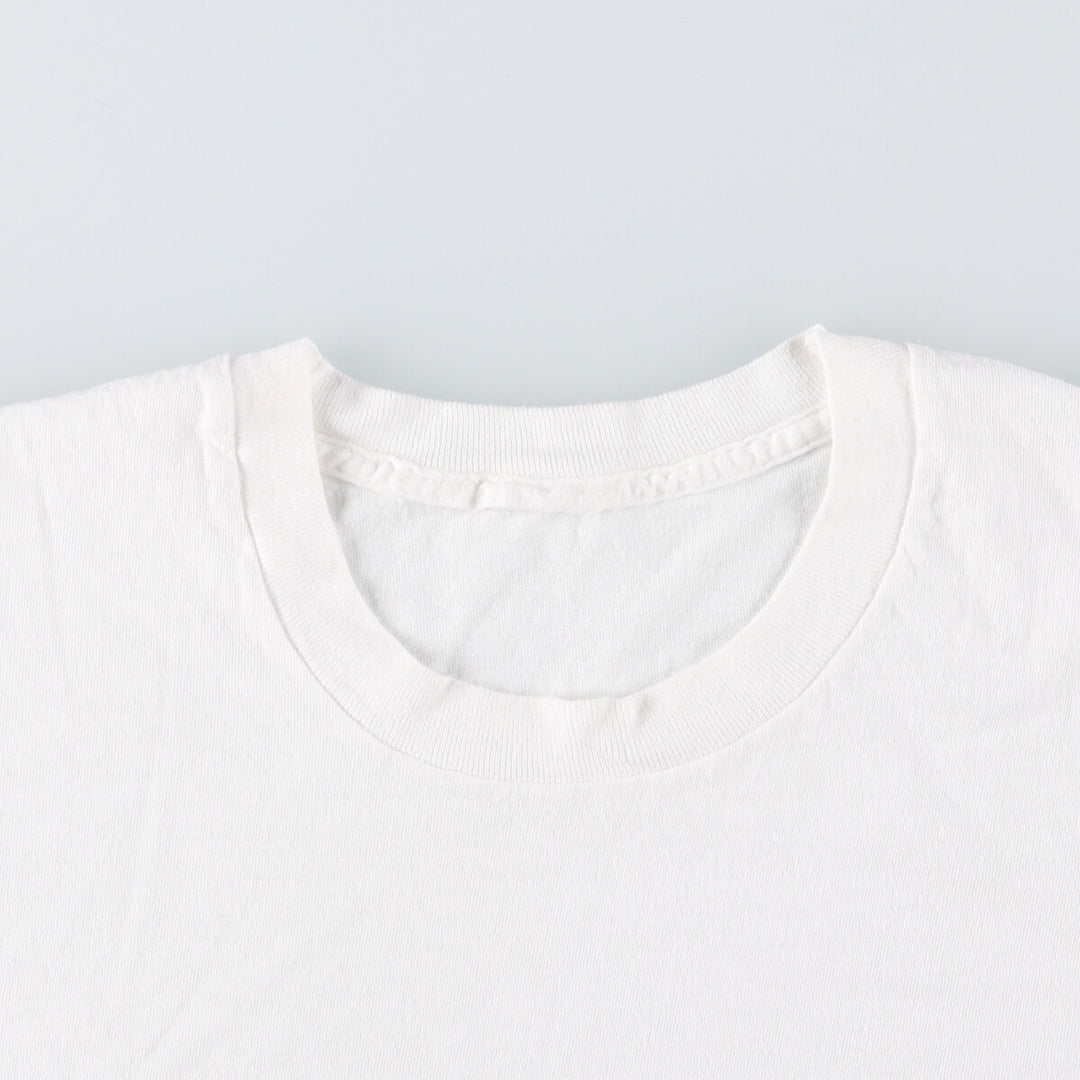 90'S Vintage Printed T-Shirt, Men's Size L unclear white type Vintage Second Hand