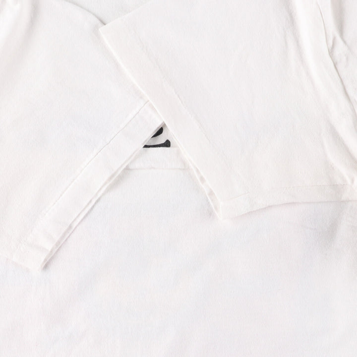 90'S Vintage Printed T-Shirt, Men's Size L unclear white type Vintage Second Hand