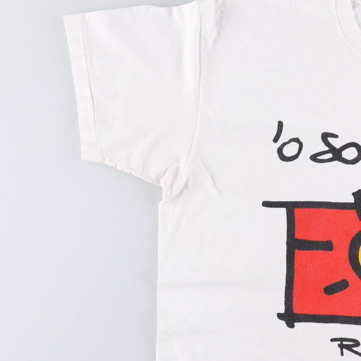 90'S Vintage Printed T-Shirt, Men's Size L unclear white type Vintage Second Hand