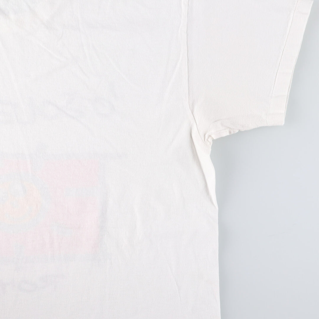 90'S Vintage Printed T-Shirt, Men's Size L unclear white type Vintage Second Hand